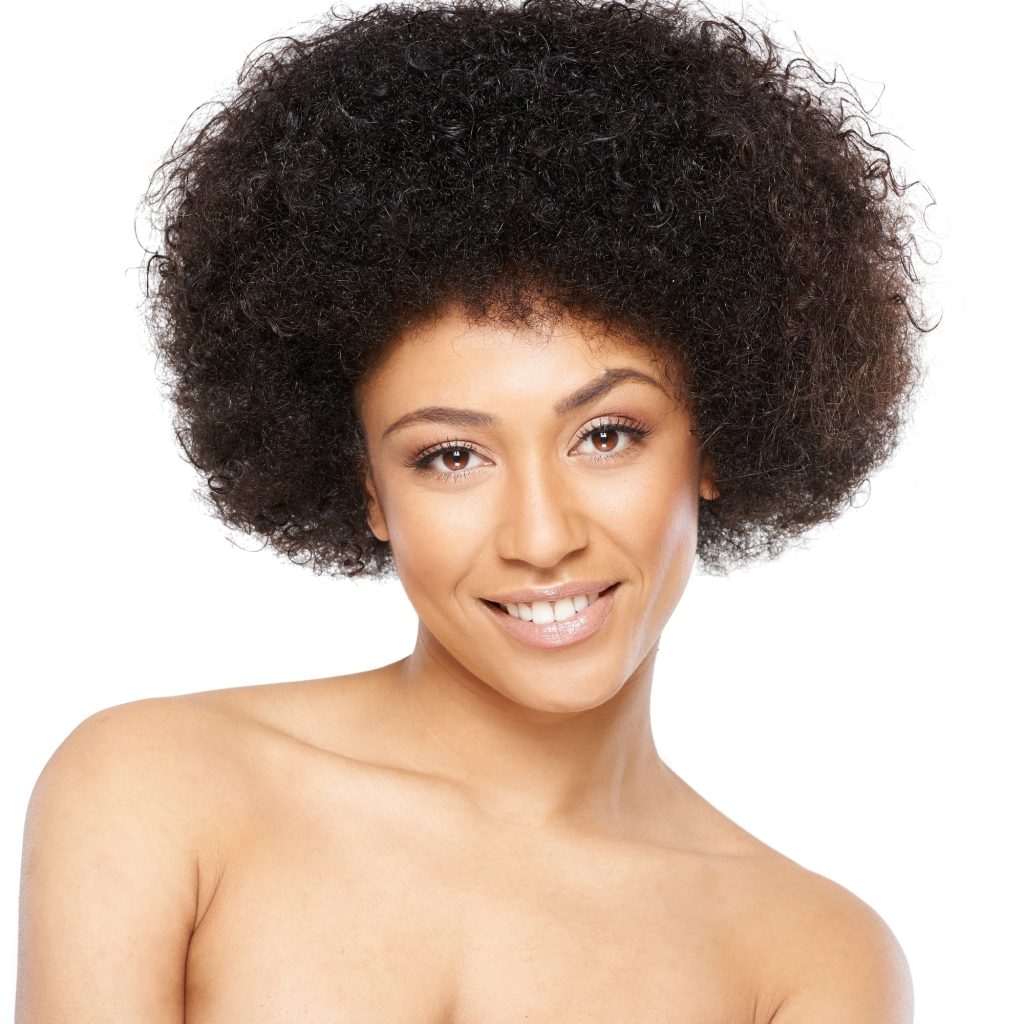 Beautiful smiling African American woman